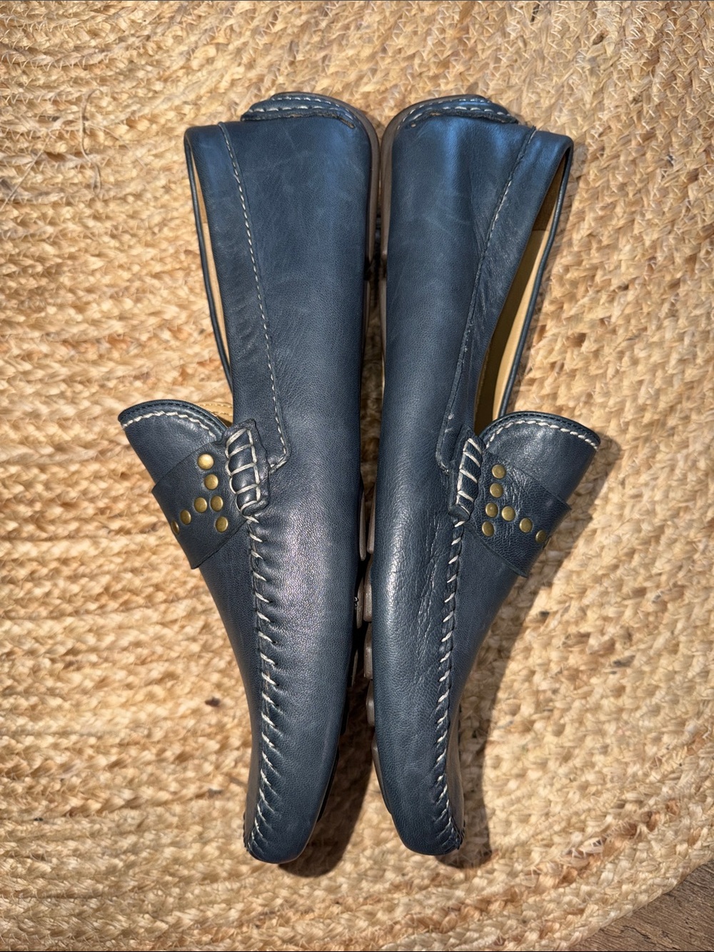 Robert Zur Men's Navy Blue Loafers size 12M - Picture 3 of 7